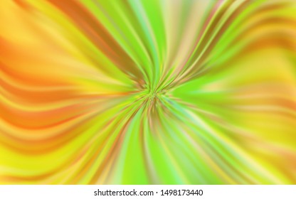 Light Green, Yellow vector blurred bright texture. A completely new colored illustration in blur style. The best blurred design for your business.