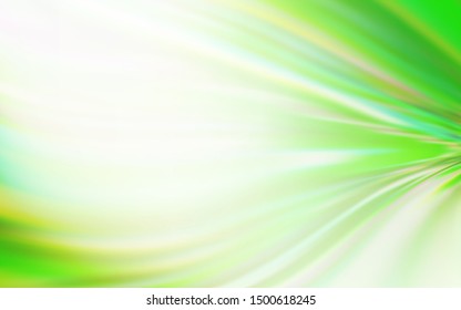 Light Green, Yellow vector blurred background. Modern abstract illustration with gradient. New way of your design.