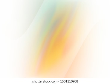 Light Green, Yellow vector blurred and colored background. Colorful illustration in abstract style with gradient. The elegant pattern for brand book.
