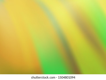 Light Green, Yellow vector blurred and colored background. Modern geometrical abstract illustration with gradient. The blurred design can be used for your web site.