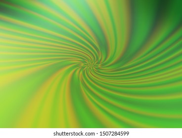 Light Green, Yellow vector blurred bright template. Colorful illustration in abstract style with gradient. A completely new template for your design.