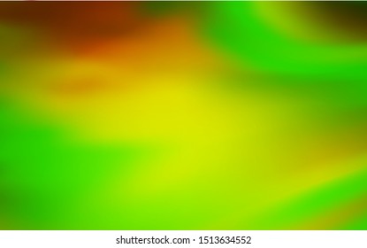 Light Green, Yellow vector blurred shine abstract texture. Glitter abstract illustration with gradient design. New style design for your brand book.