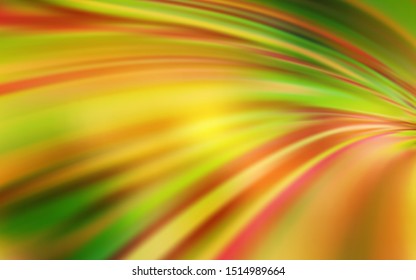 Light Green, Yellow vector blurred bright texture. A completely new colored illustration in blur style. New design for your business.