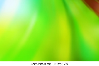 Light Green, Yellow vector blurred shine abstract background. Creative illustration in halftone style with gradient. New way of your design.