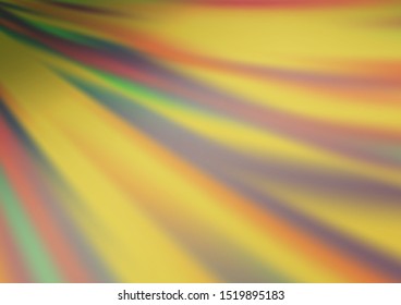 Light Green, Yellow vector blurred bright pattern. An elegant bright illustration with gradient. The template can be used for your brand book.