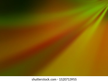 Light Green, Yellow vector blurred bright background. Modern geometrical abstract illustration with gradient. The background for your creative designs.