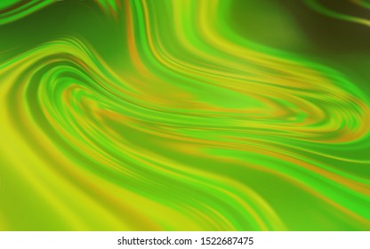 Light Green, Yellow vector blurred shine abstract template. New colored illustration in blur style with gradient. New style for your business design.