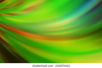 Light Green, Yellow vector blurred bright texture. New colored illustration in blur style with gradient. New style design for your brand book.