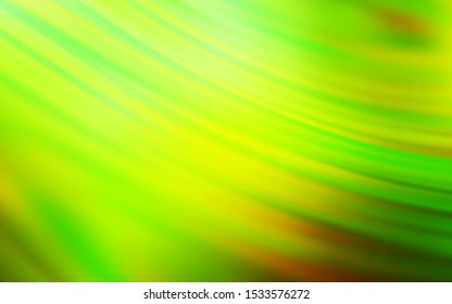 Light Green, Yellow vector blurred template. Colorful abstract illustration with gradient. Smart design for your work.