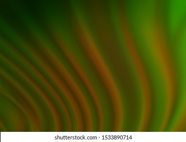 Light Green, Yellow vector blurred shine abstract pattern. Shining colorful illustration in a Brand new style. The template for backgrounds of cell phones.