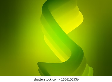 Light Green, Yellow vector blurred shine abstract texture. Abstract colorful illustration with gradient. New style for your business design.