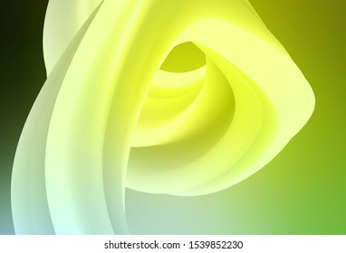Light Green, Yellow vector blurred shine abstract template. Modern abstract illustration with gradient. Blurred design for your web site.