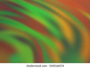 Light Green, Yellow vector blurred shine abstract background. Glitter abstract illustration with an elegant design. A new texture for your design.