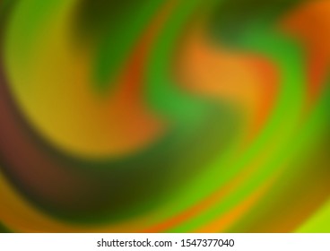 Light Green, Yellow vector blurred bright background. Shining colorful illustration in a Brand new style. A completely new template for your design.