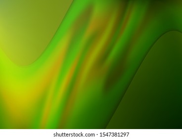 Light Green, Yellow vector blurred bright template. Colorful illustration in blurry style with gradient. A completely new template for your design.