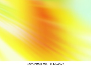 Light Green, Yellow vector blurred shine abstract texture. Creative illustration in halftone style with gradient. The best blurred design for your business.