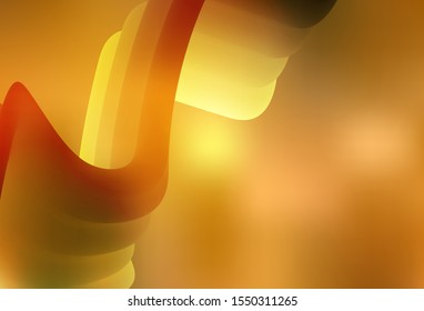 Light Green, Yellow vector blurred bright texture. Colorful illustration in abstract style with gradient. Smart design for your work.