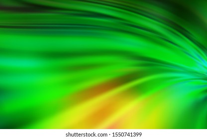 Light Green, Yellow vector blurred bright pattern. New colored illustration in blur style with gradient. Background for a cell phone.