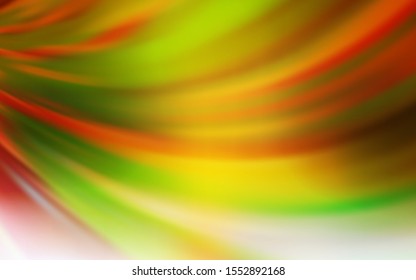 Light Green, Yellow vector blurred bright texture. An elegant bright illustration with gradient. Background for a cell phone.