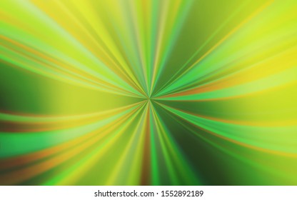 Light Green, Yellow vector blurred bright pattern. Colorful abstract illustration with gradient. Elegant background for a brand book.
