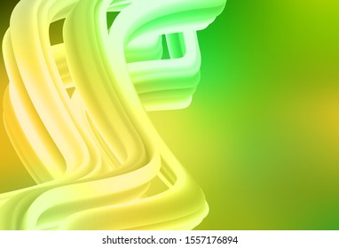 Light Green, Yellow vector blurred pattern. Modern abstract illustration with gradient. Elegant background for a brand book.