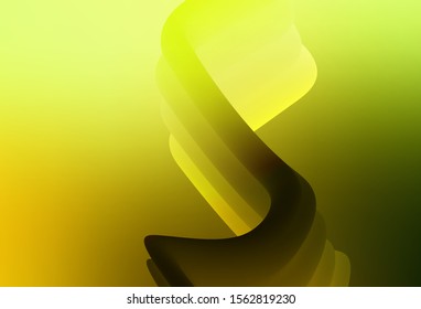Light Green, Yellow vector blurred shine abstract background. Modern abstract illustration with gradient. Smart design for your work.