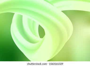 Light Green, Yellow vector blurred shine abstract background. Shining colorful illustration in smart style. The best blurred design for your business.