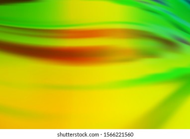 Light Green, Yellow vector blurred and colored pattern. Creative illustration in halftone style with gradient. New way of your design.