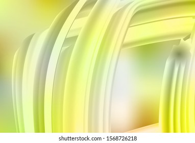 Light Green, Yellow vector blurred bright template. Colorful abstract illustration with gradient. Smart design for your work.