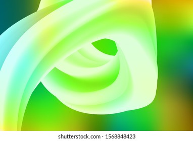 Light Green, Yellow vector blurred pattern. Modern abstract illustration with gradient. The best blurred design for your business.
