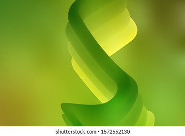 Light Green, Yellow vector blurred shine abstract background. Glitter abstract illustration with gradient design. New style for your business design.