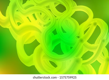 Light Green, Yellow vector blurred and colored pattern. Creative illustration in halftone style with gradient. Blurred design for your web site.