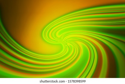 Light Green, Yellow vector blurred template. New colored illustration in blur style with gradient. New way of your design.