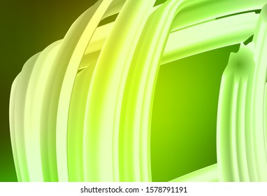 Light Green, Yellow vector blurred background. Shining colorful illustration in smart style. The best blurred design for your business.