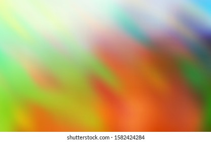 Light Green, Yellow vector blurred background. Glitter abstract illustration with gradient design. Background for a cell phone.