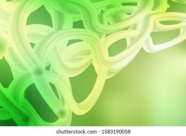 Light Green, Yellow vector blurred bright template. Modern abstract illustration with gradient. Background for a cell phone.
