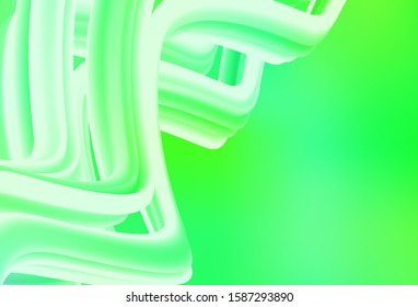 Light Green, Yellow vector blurred background. Creative illustration in halftone style with gradient. Smart design for your work.
