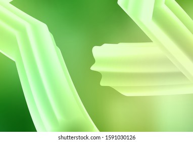 Light Green, Yellow vector blurred bright pattern. Glitter abstract illustration with gradient design. New design for your business.
