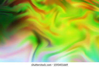 Light Green, Yellow vector blurred background. Colorful illustration in abstract style with gradient. New style for your business design.