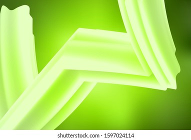 Light Green, Yellow vector blurred pattern. An elegant bright illustration with gradient. Background for a cell phone.