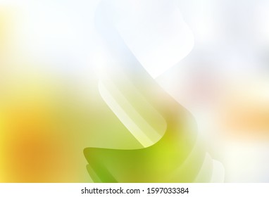 Light Green, Yellow vector blurred template. Colorful abstract illustration with gradient. Completely new design for your business.