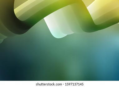 Light Green, Yellow vector blurred bright texture. An elegant bright illustration with gradient. The best blurred design for your business.