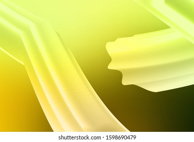 Light Green, Yellow vector blurred pattern. Shining colorful illustration in smart style. Blurred design for your web site.