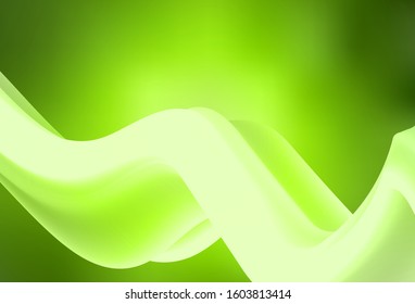 Light Green, Yellow vector blurred bright pattern. A completely new colored illustration in blur style. Background for designs.