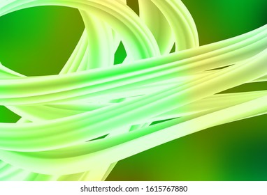 Light Green, Yellow vector blurred pattern. Shining colorful illustration in smart style. Completely new design for your business.