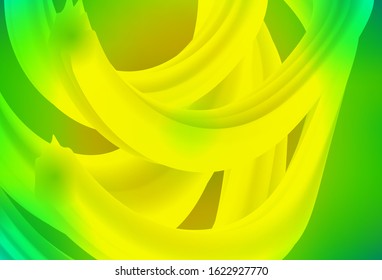 Light Green, Yellow vector blurred shine abstract background. Glitter abstract illustration with gradient design. Elegant background for a brand book.