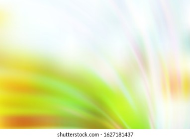 Light Green, Yellow vector blurred bright texture. Colorful illustration in abstract style with gradient. Completely new design for your business.
