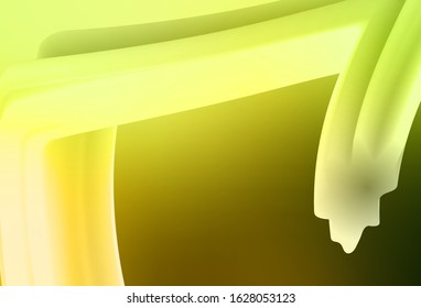 Light Green, Yellow vector blurred bright pattern. A completely new colored illustration in blur style. New style design for your brand book.