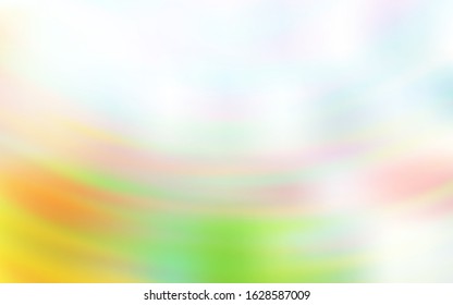 Light Green, Yellow vector blurred shine abstract template. Shining colored illustration in smart style. New style design for your brand book.
