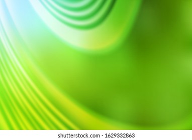 Light Green, Yellow vector blurred bright pattern. Colorful illustration in abstract style with gradient. New style design for your brand book.